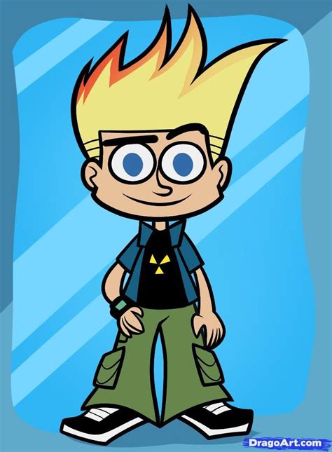 johnny test hair